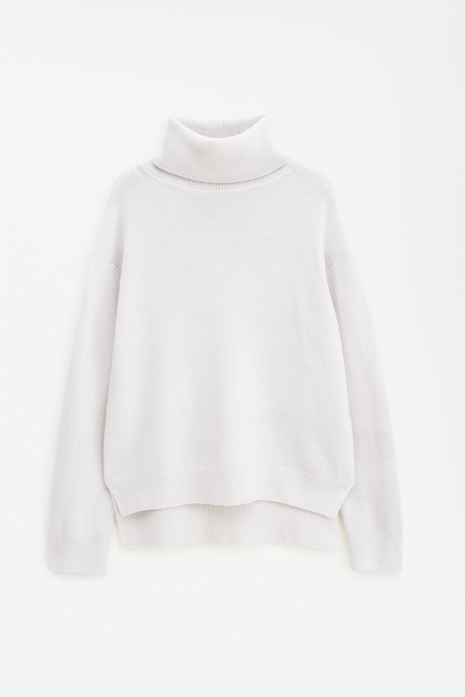 Filippa K Relaxed Roll-neck Jumper In White